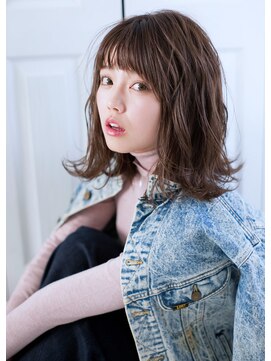 ラヴェストバイフレイスウェル(LOVEST by frace well) 《LOVEST甲村》ワンレングスの外ハネミディアム