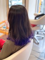 ヘアーメイク リボーン ムーヴ(hair make re:bbon move)&nbsp;毛先グラデーション×パープル