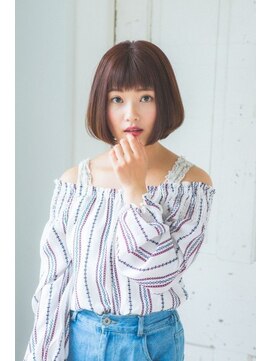 アルーシェ elua店(Alushe) アッシュ小顔前下がり切りっぱなしボブ☆【錦糸町】