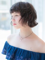 ノブヘアーデザイン 伊勢佐木町店(NOB hairdesign) 〈NOB伊勢佐木町店〉モードボブウルフ 外ハネ 似合わせカット
