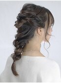 ゆるふわガーリーヘアアレンジ