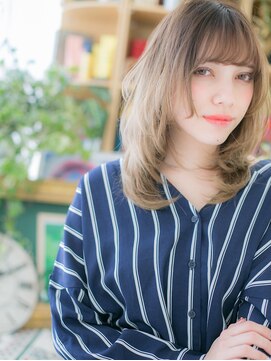 カバーヘア ブリス 戸田公園西口店(COVER HAIR bliss) ★外国人風☆グラデーションカラー小顔セミディ10代20代30代★6