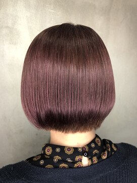 アンダーバーホワイトモデ 河内長野(_WHITE mode) ボブ　ボルドー　千代田×河内長野