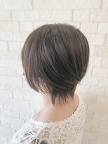 ヘアーオアシス 太田店(Hair OASIS)&nbsp;くびれ前下がりショート♪フォギーベージュ◎