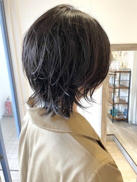 メルト 吉祥寺(melt) 丸みマッシュウルフレイヤー　くびれウルフパーマ10代20代30代