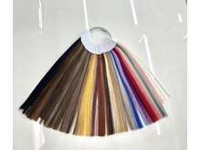 ★髪質・カラーの種類も豊富・ハイトーンや原色も同料金です★