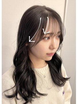 チョビー 銀座(chobii) 韓国ヘア/おくれ毛カット/小顔補正/地毛風カラー/tomok