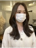 韓国風ロングレイヤー くびれヘア