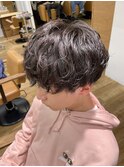 坂口健太郎風のニュアンスカールのスパイラルパーマ