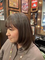 ヘアーデザイン スワロー(hair design Swallow) グレーメッシュハイライト