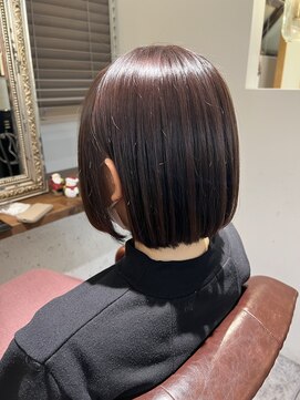 ムーン(moon) #イメチェンヘアスタイル#チェリーブラウン#フェミニンロング