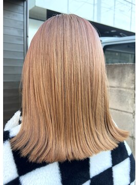 ラック 津田沼(LUCK) ベージュ ミルクティベージュ ブリーチ 学割U24