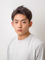 眉もしっかり整えて★垢抜けメンズショート