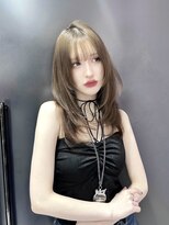 アディション 新宿(ADITION)&nbsp;ベージュベージュ/ざくざくレイヤーカット