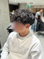 アヴァンスクロス あべのルシアス店(AVANCE. CROSS)&nbsp;ツーブロック×波巻きスパイラルパーマ