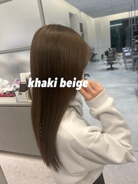 ルミヘアー 金沢駅西口店(Lumi hair) カーキベージュ