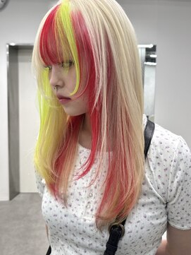 ヘアサロン ドット トウキョウ カラー 町田店(hair salon dot. tokyo color) 前髪/アンブレラカラー/こなれミディ/イメチェン/デザインカラー