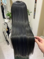 ジーナ 船橋(Zina)&nbsp;髪質改善＊ロングレイヤーグレーベージュ＊美髪【Zina船橋】