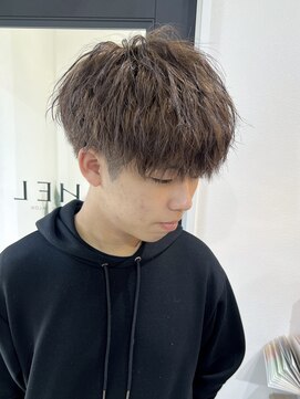 ベル 桑名(BHEL) 三重桑名ニュアンスパーマシースルーマッシュ緩めセンターパート