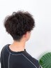 【メンズ限定】カット＋ツイストスパイラルorスパイラルパーマ＋眉カット
