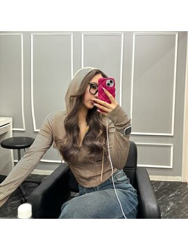 ラピス 大阪アメ村店(Lapis) グレージュ×エクステ