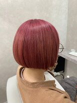 ロウ 札幌(ROW)&nbsp;美髪髪質改善トリートメント/似合わせカット/ハイトーンピンク