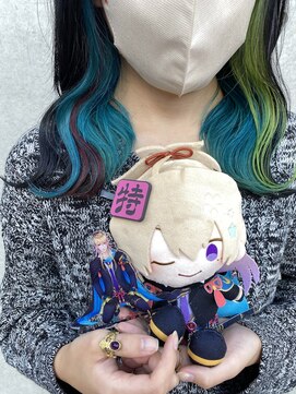 トーキョー オタクヘアー(TOKYO OTAKU HAIR) 刀剣乱舞 小竜景光 推しカラー/インナーカラー