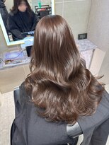 アンジェリカラボ 梅田店(ANGELICA LABO)&nbsp;韓国くびれレイヤー×透明感カラー×モカブラウン【川又】