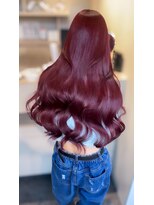 ジュイル シブヤ(JEWIL SHIBUYA)&nbsp;JEWIIL渋谷 ブリーチなしボルドーカラー