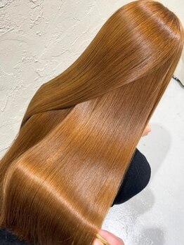 インク サカエ(inq sakae)の写真/ナチュラルブリーチでダメージを気にせず憧れのスタイルが手に入る！感動の質感に驚きの声も多数！