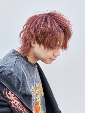 ルフレ 新宿歌舞伎町店(Reflet) men's/ハイトーン/ウルフ/メンズ/メンズカット/メン地下/韓国/赤