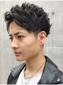 韓国マッシュ　スペインカール　スパイキーショート