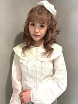 ペレ アネックス 大阪梅田茶屋町店(PELE ANNEX)&nbsp;くびれヘア/アプリコットオレンジ/夏のヘアアレンジ/梅田