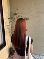 アフェクテュー 春日店(affectueux) ブリーチなしブラッドオレンジカラー