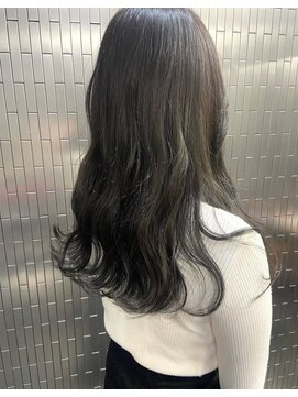 ボアップ 難波店(boappu) #プルエクステ#エクステ#透明感カラー#ロングヘア#アッシュ