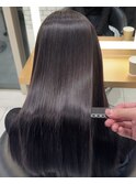 地毛風低ダメージ縮毛矯正＋最高峰髪質改善トリートメント