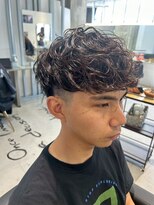 メンズサロン キング 心斎橋店(Men’s salon K!ng) ホワイトメッシュ/ツイスト/ツイスパ/パーマ/メンズ/眉毛/心斎橋
