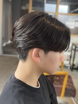 ザコーストバイネオリーブ 辻堂店(The coast by neolive) ニュアンスパーマメンズマッシュ刈り上げツーブロック辻堂