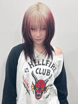 ルーツカラー/ケアブリーチカラー/セクションカラー/姫レイヤー