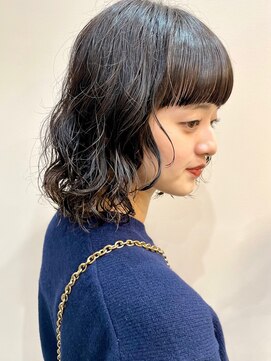イギー(igggy) レイヤーボブ☆スパイラルパーマ