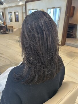 ザック ヴィ(ZACC vie) グレージュ/透明感カラー/トリートメント/レイヤー/ミディアム