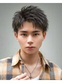 ビジネススパイキーショートアップバング