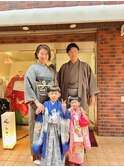 七五三★3歳★訪問着着付けヘアー★5歳袴★男性アンサンブル