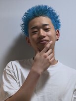 ハイセンス セカンド(HISENSE second) 姫路"今っぽスパイキーショート"青髪スパイキー【Ko-dai】