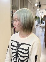 リンダ(LYNDA)&nbsp;レイヤーボブ×ミントカラー