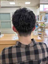 ヒストリー 元住吉(HISTORY)&nbsp;無造作ニュアンスパーマ×刈り上げショート