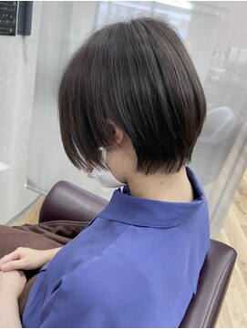 キセイ イオンモール新利府北館店(KISEI) オレンジ撃退！シアーベージュ×艶感ショート20代30代40代