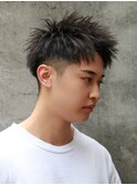 スパイキーショート　短髪　アップバング　アクティブショート