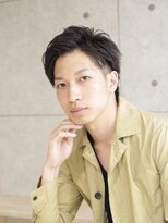 RATIE　HOMME【メンズサロン　栄　久屋大通】【ラティオム】&nbsp;刈り上げツーブロック短髪アップバングハンサムショート