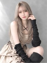 アッシュ 志木南口店(Ash)&nbsp;透明感ミルクティーベージュ×レイヤーロング